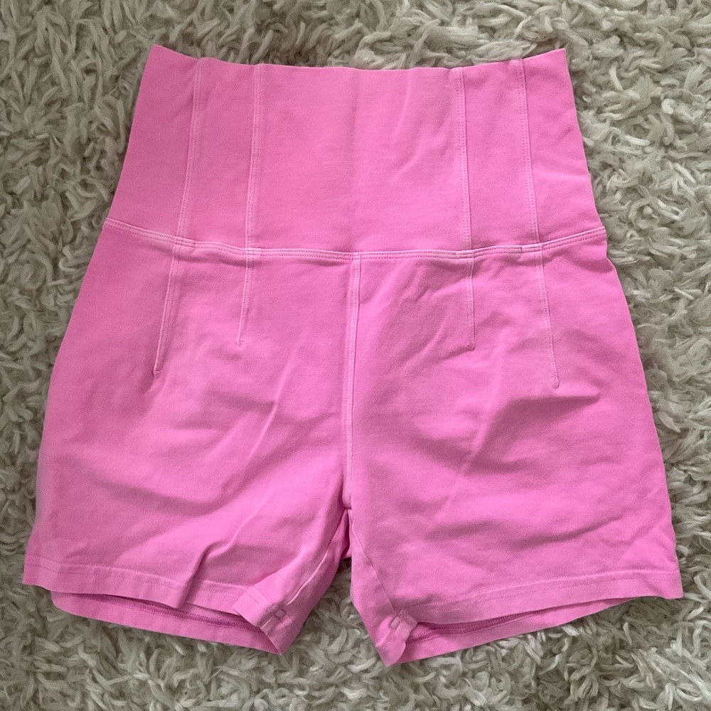 Aerie High-Waisted Pink Shorts